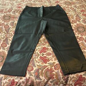 Ann Taylor Women's Black Leather Pants